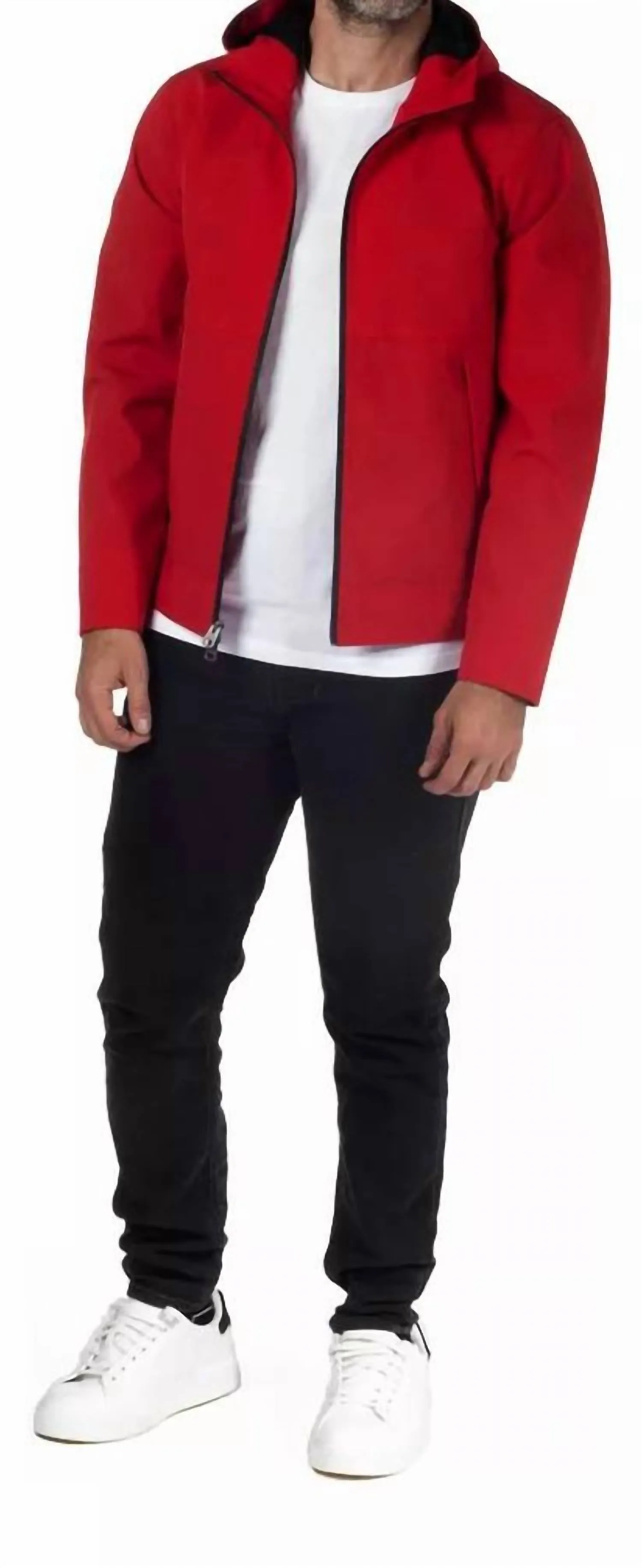 Men's 8Mx Dress Woven Jacket In Red