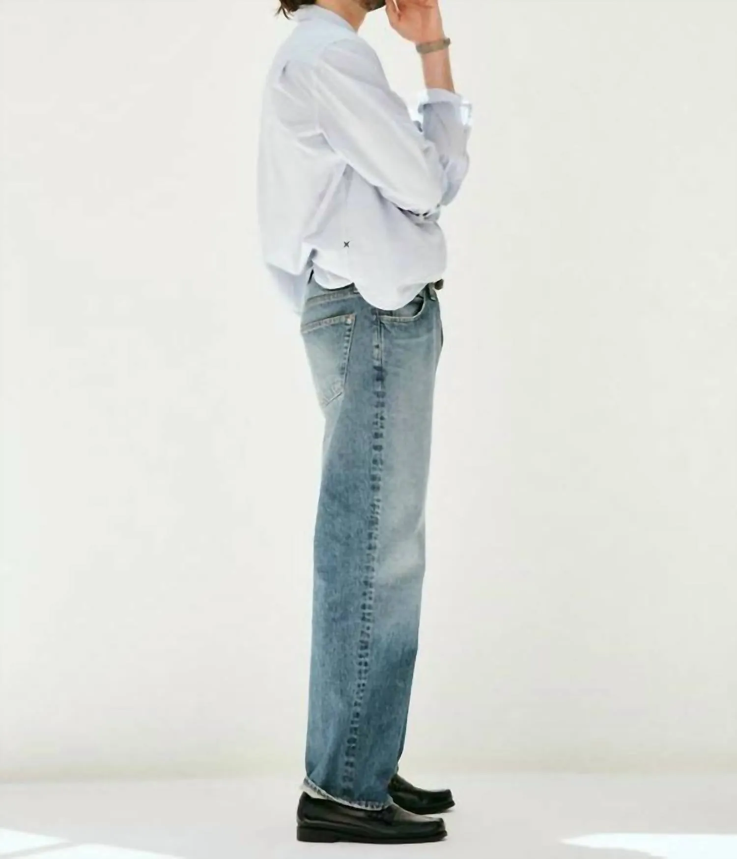 Men's Am Relaxed Straight Jean In Blue