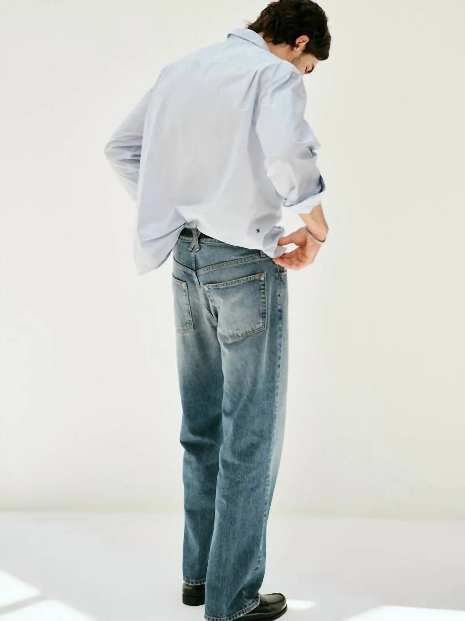 Men's Am Relaxed Straight Jean In Blue