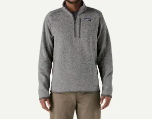 Men's Better 1/4 Zip Sweater In Stonewash
