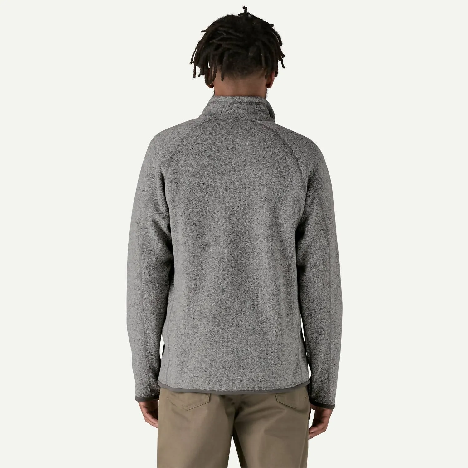 Men's Better 1/4 Zip Sweater In Stonewash