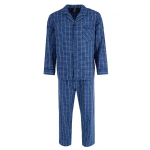 Men's Big & Tall Broadcloth Long Sleeve Pajama Set