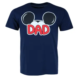 Men's Big and Tall Mickey Mouse Dad Family T-Shirt
