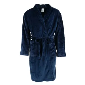 Men's Cable Shawl Collar Plush Robe