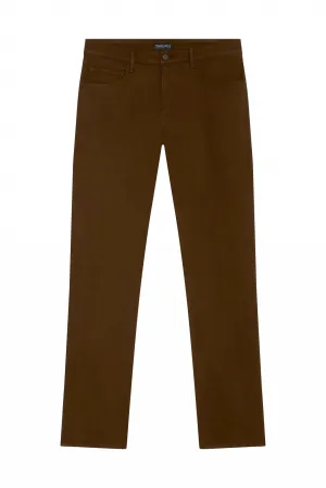 Men's Chino Pants In Dark Brown
