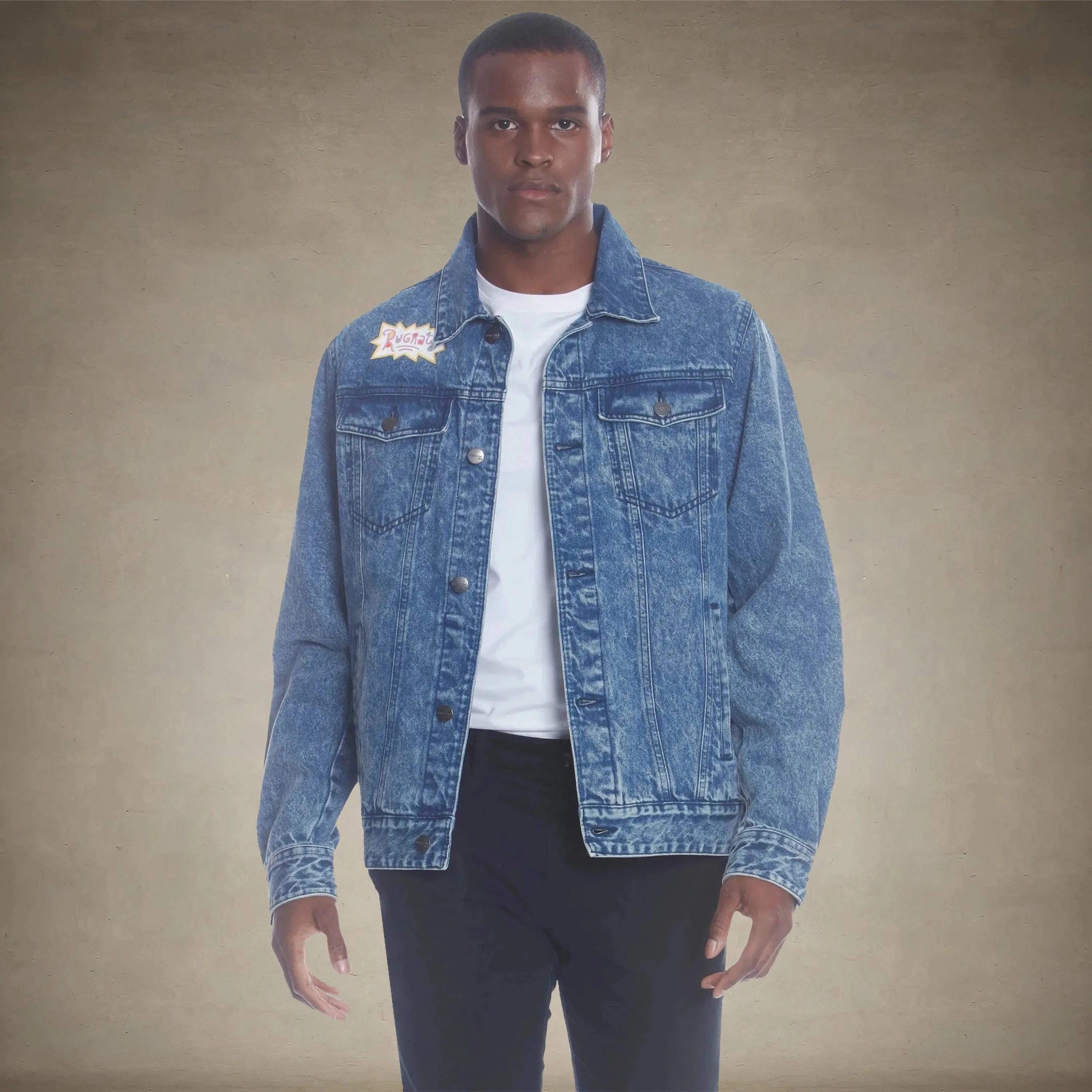 Men's Chucky Placement Nickelodeon Denim Jacket