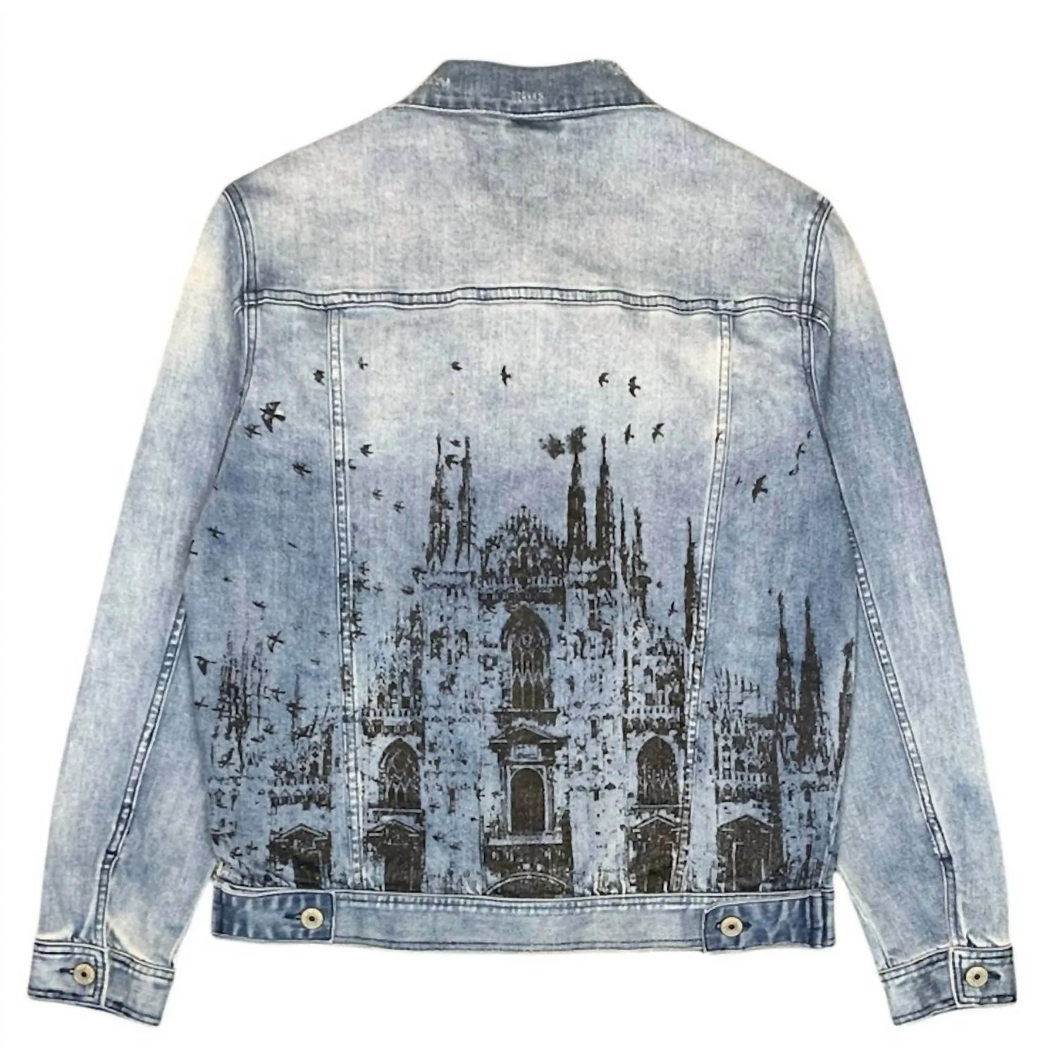 Men's Church Denim Jacket In Blue