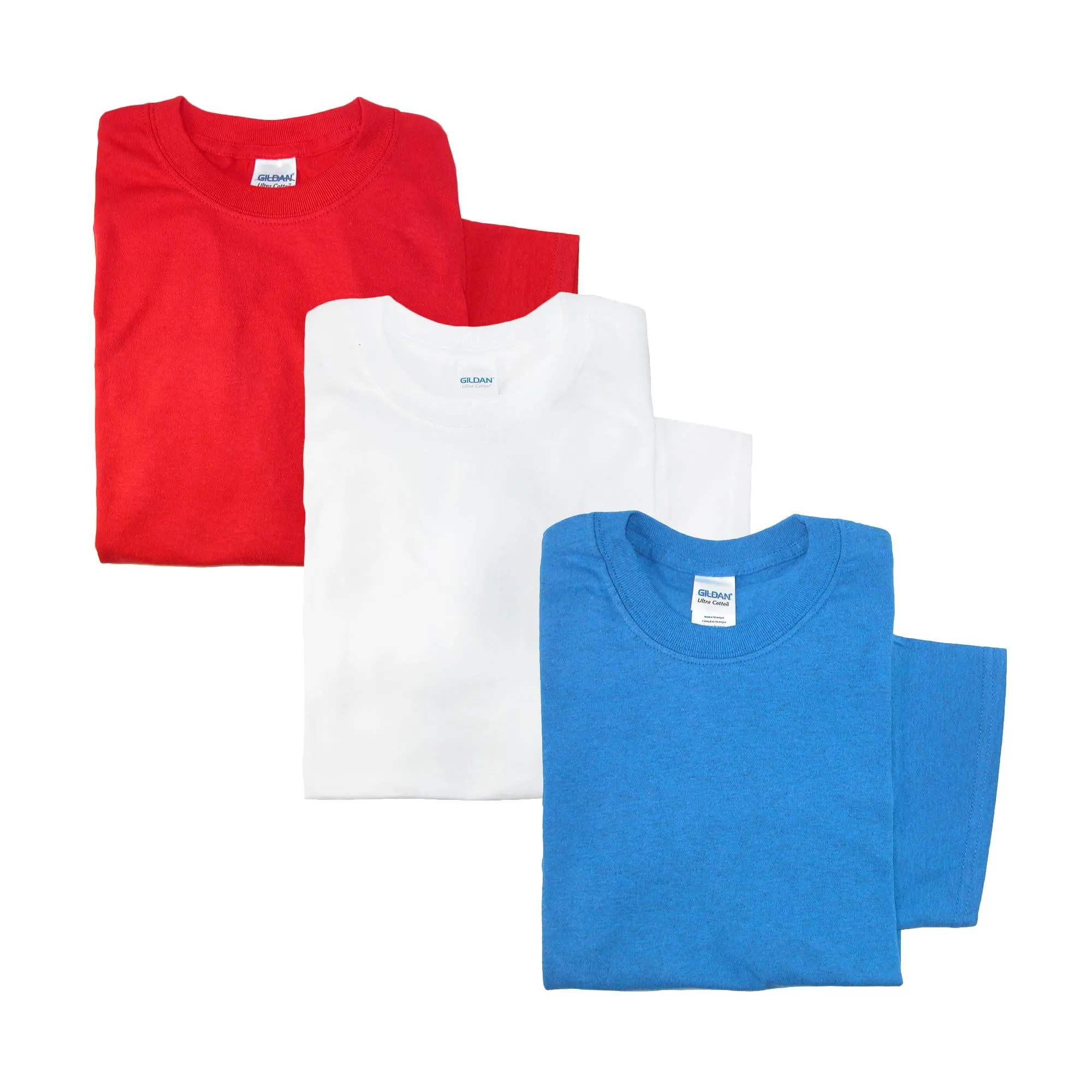 Men's Crew Neck Cotton T Shirt (Pack of 3)