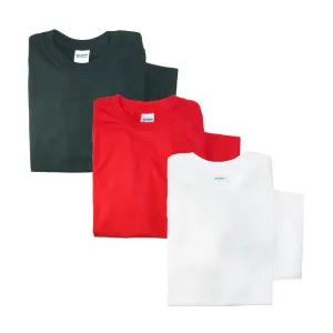 Men's Crew Neck Cotton T Shirt (Pack of 3)
