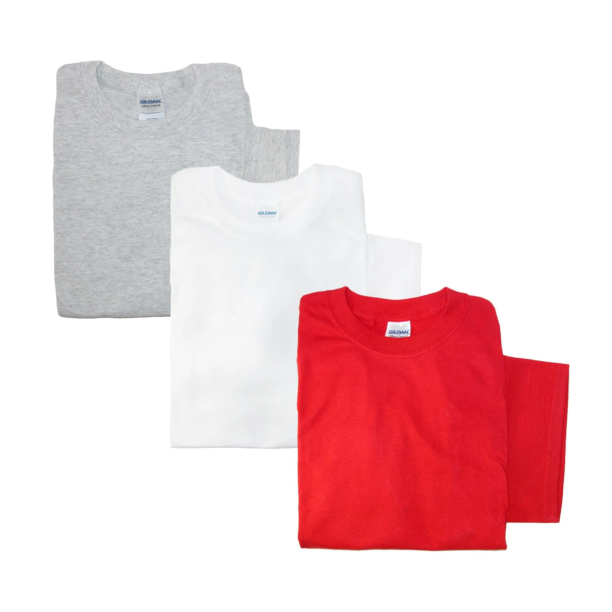 Men's Crew Neck Cotton T Shirt (Pack of 3)
