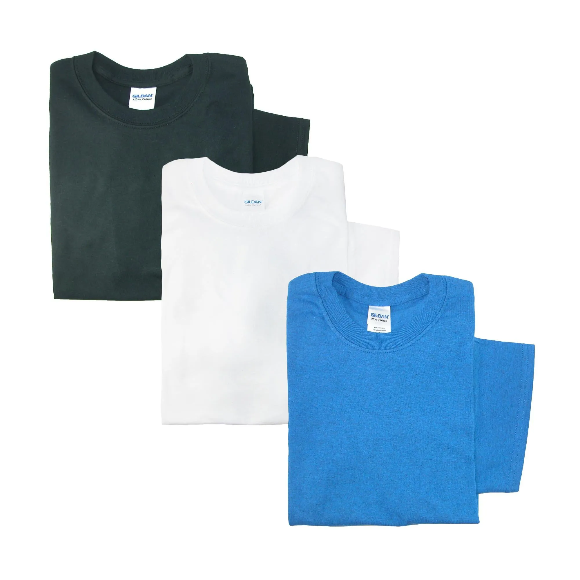 Men's Crew Neck Cotton T Shirt (Pack of 3)
