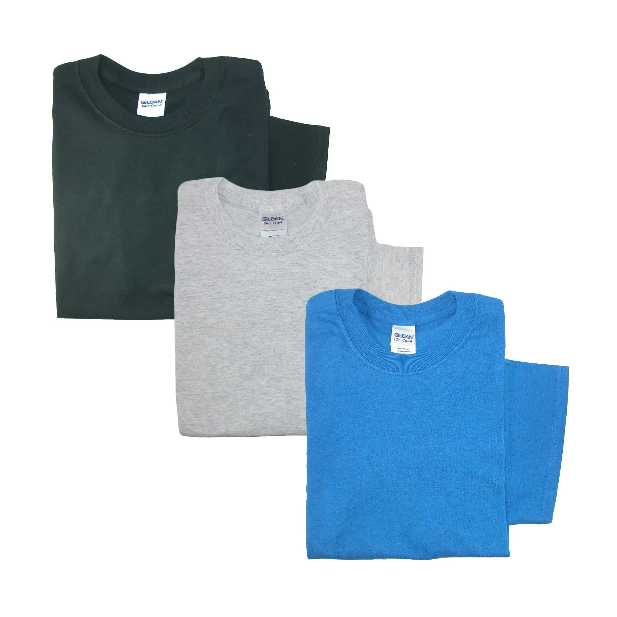 Men's Crew Neck Cotton T Shirt (Pack of 3)