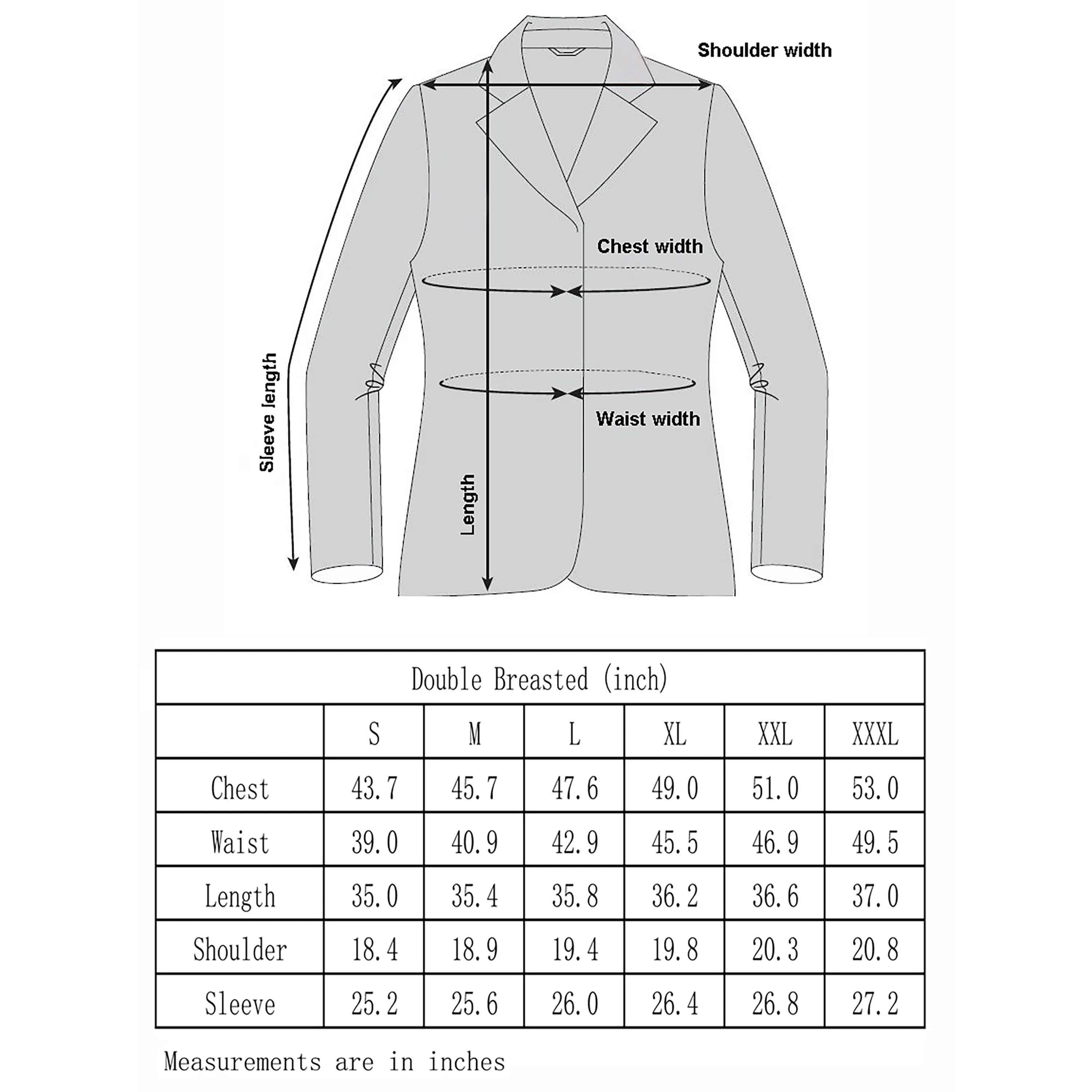 Men's Double Breasted Wool Blend Coats