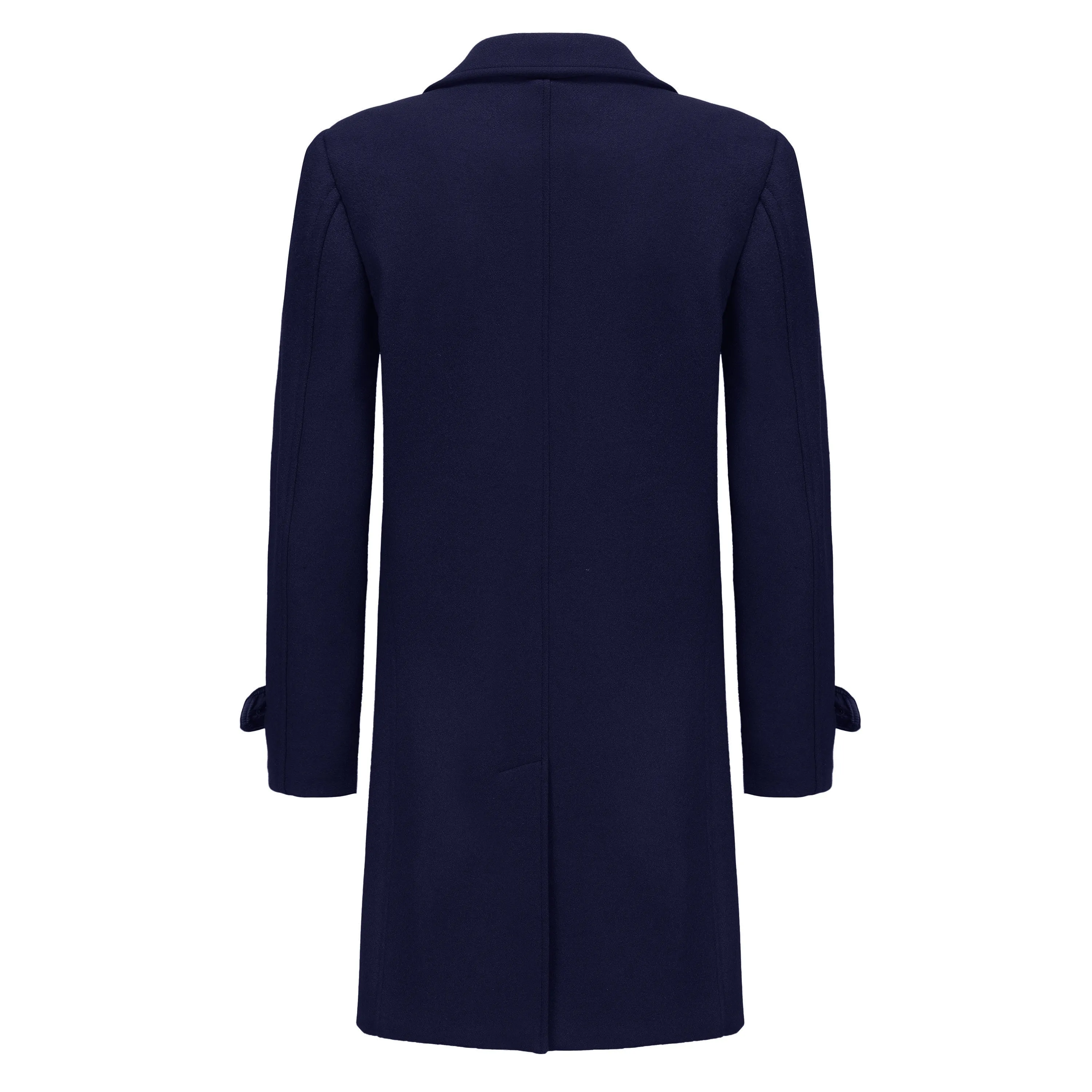 Men's Double Breasted Wool Blend Coats