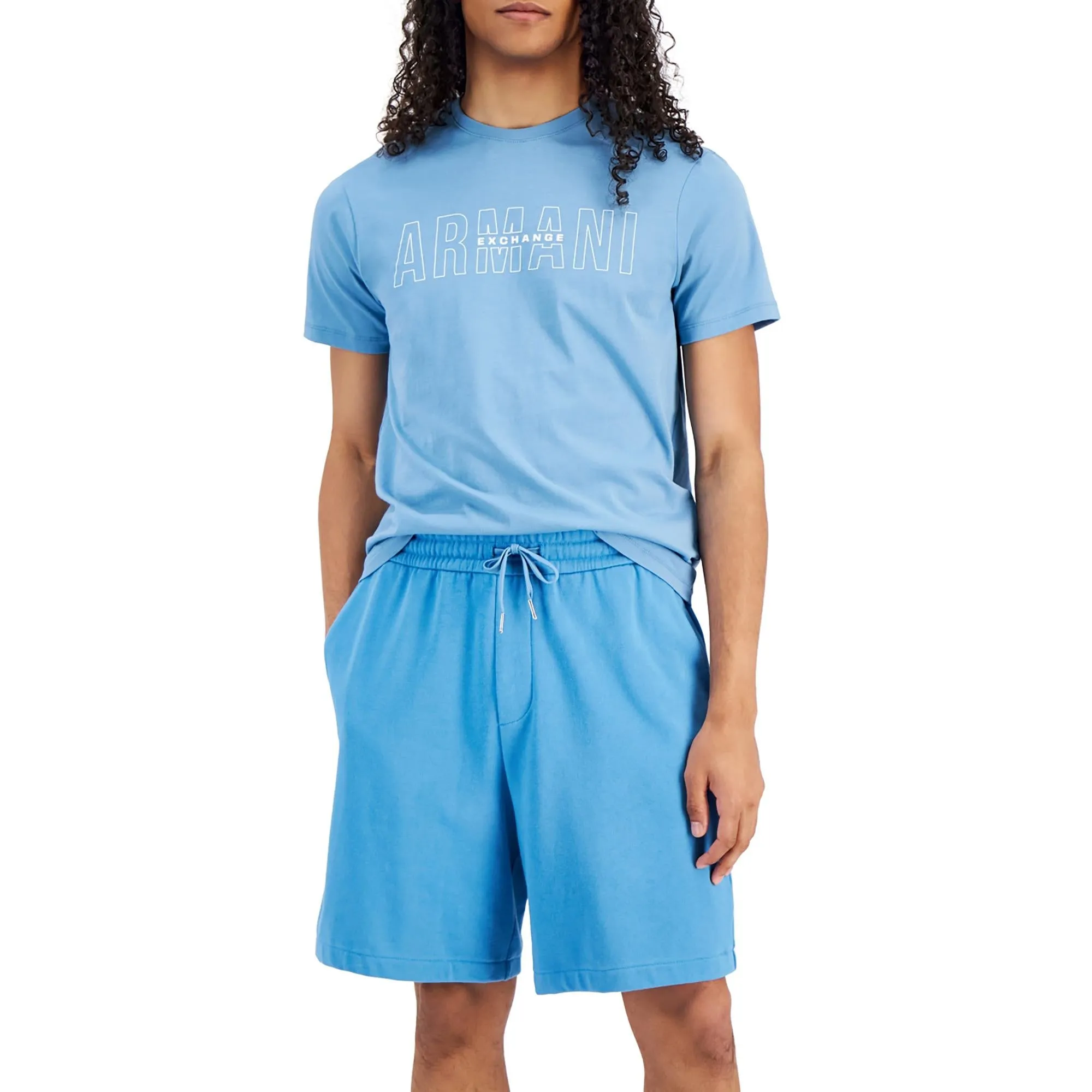 Mens Drawstring Above Knee Flat Front