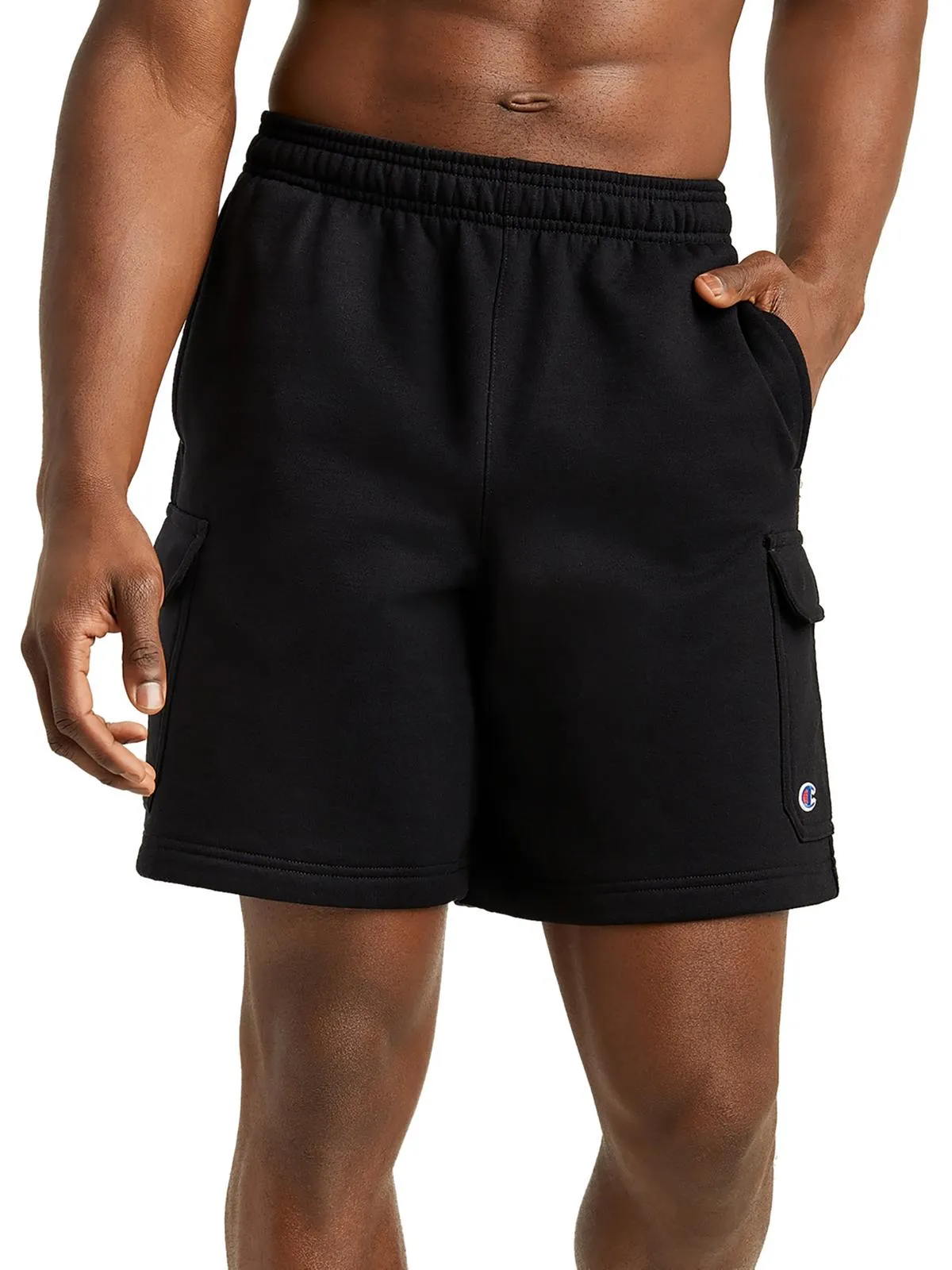 Mens Fleece Powerblend Flat Front