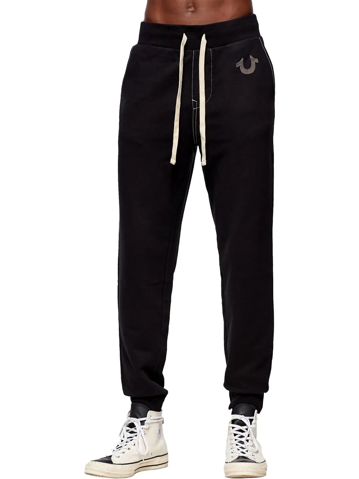 Mens French Terry Pull On Jogger Pants