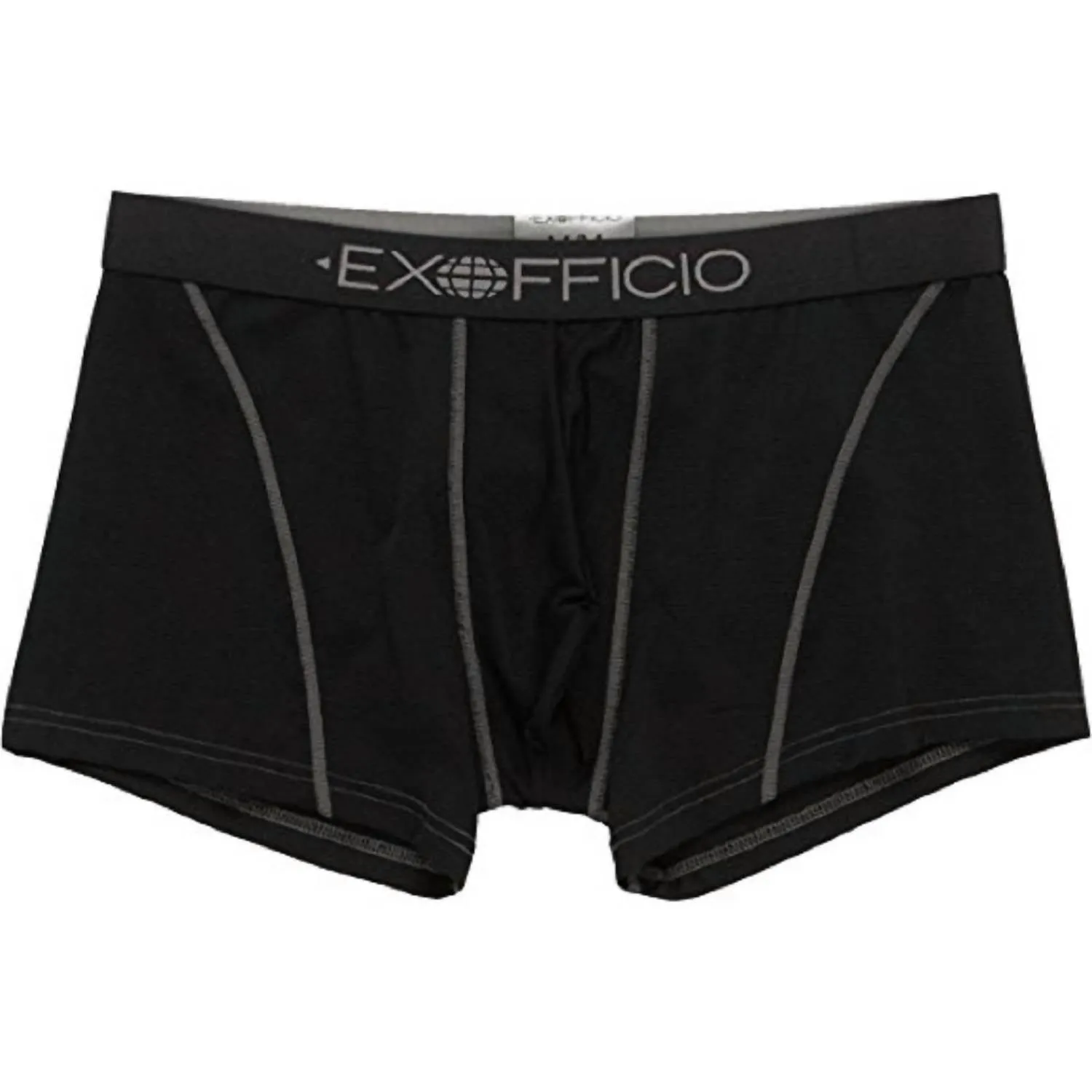 Men's Give-N-Go Sport Mesh Boxer Brief In Solid Black