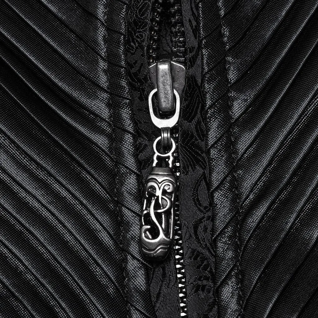 Men's Gothic Lace-up Eyelets Buckle-up Waistcoat