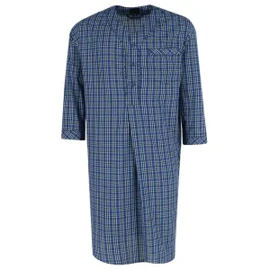 Men's Henley Long Sleeve Nightshirt