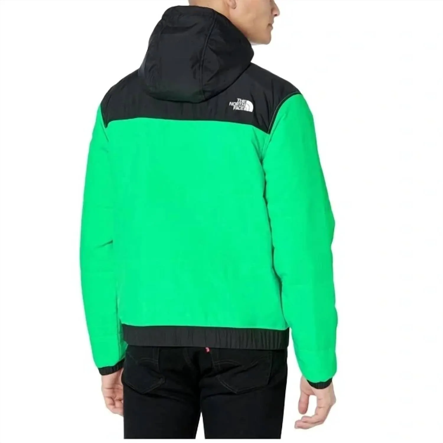 Men's Highrail Bomber Jacket In Chlorophyll Green/tnf Black