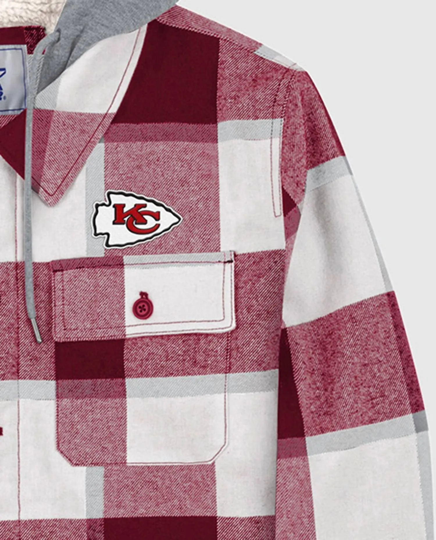 Men's Kansas City Chiefs The Big Joe Sherpa Jacket In Red