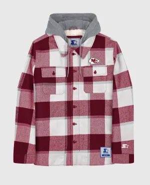 Men's Kansas City Chiefs The Big Joe Sherpa Jacket In Red