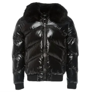 Men's Lenox Nylon Puffer In Black