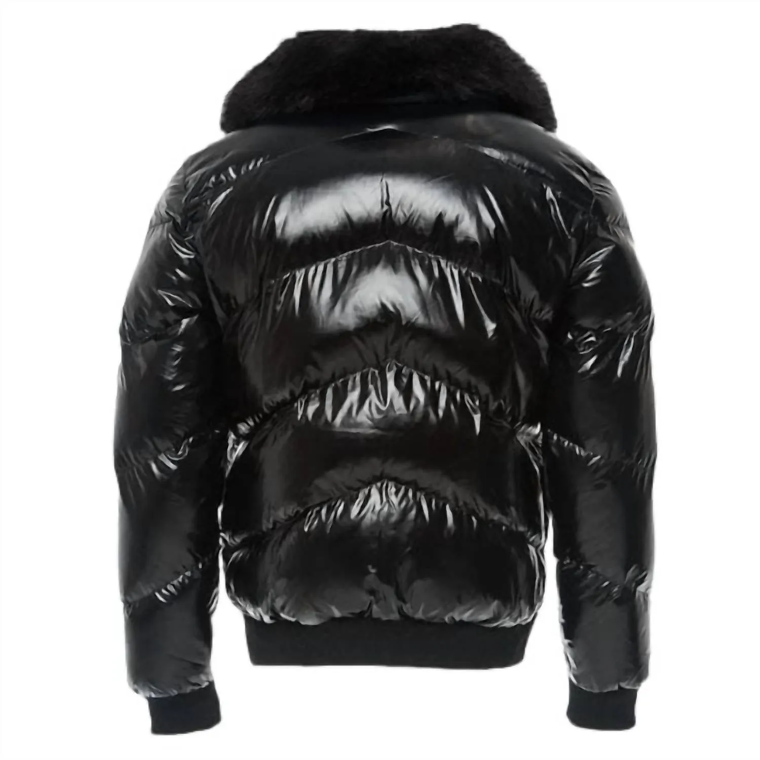 Men's Lenox Nylon Puffer In Black