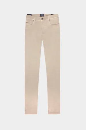 Men's Leonardo Zip Slim Pant In Beige