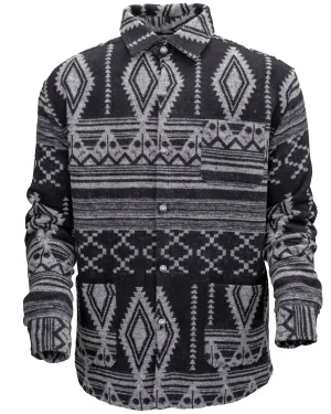 Men’S Luca Button Up Jacket In Black