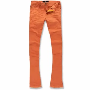 Men's Martin Stacked Kingsbridge Denim Jean In Orange