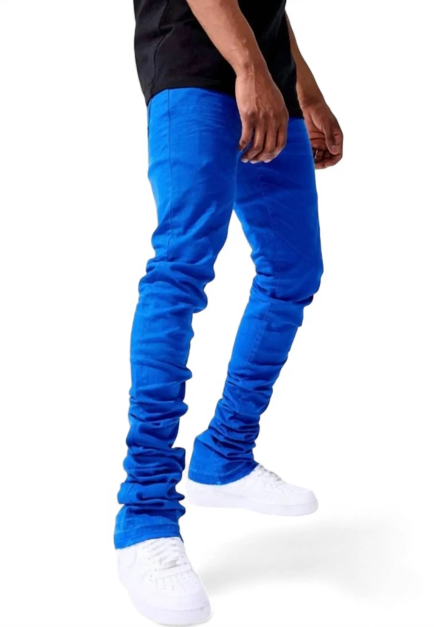 Men's Martin Stacked Kingsbridge Denim Jean In Royal