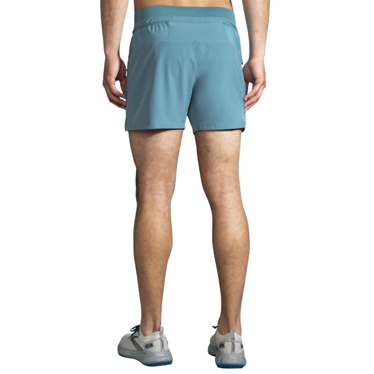Men's Sherpa 5" 2-In-1 Short In Slate Blue