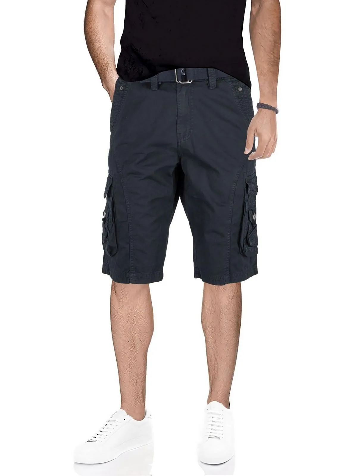 Mens Snap Detail K Cargo Shorts