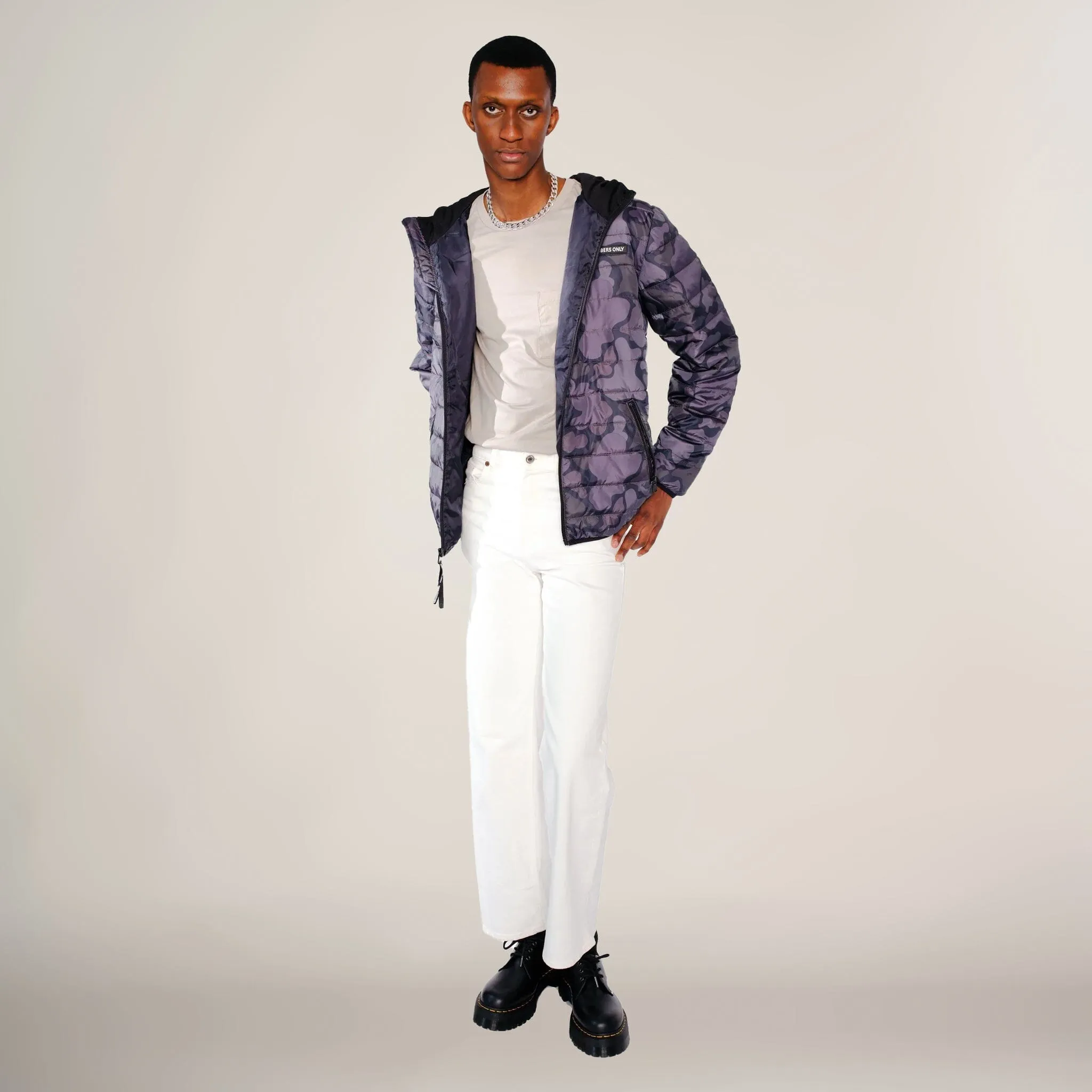 Men's Solid Packable Jacket