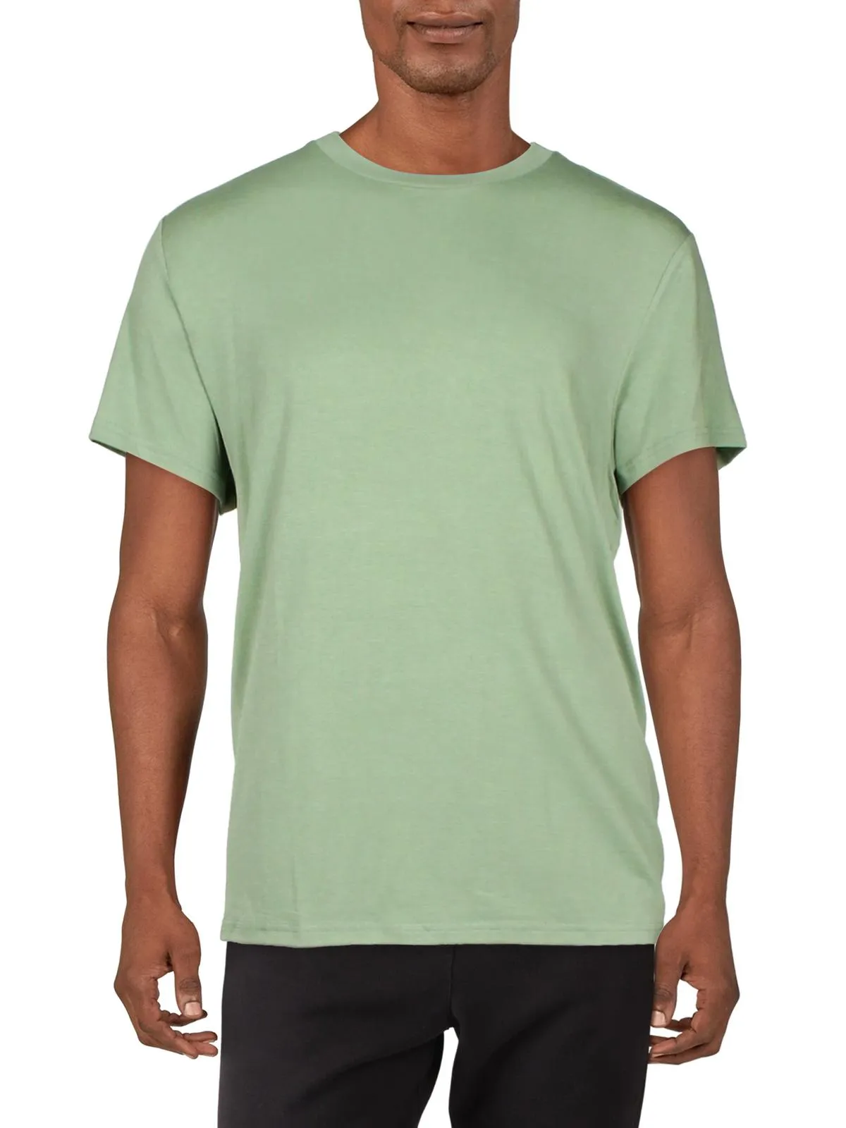 Mens Solid Pajama Sleep Shirt