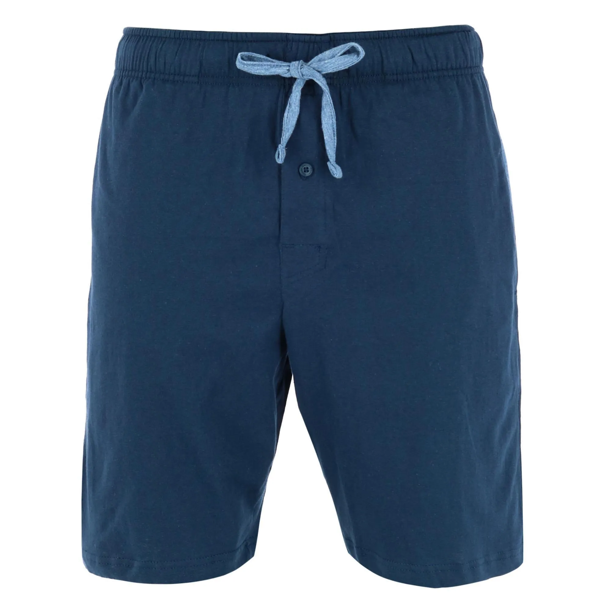 Men's Tag Free Knit Pajama Lounge Short with Side Pockets