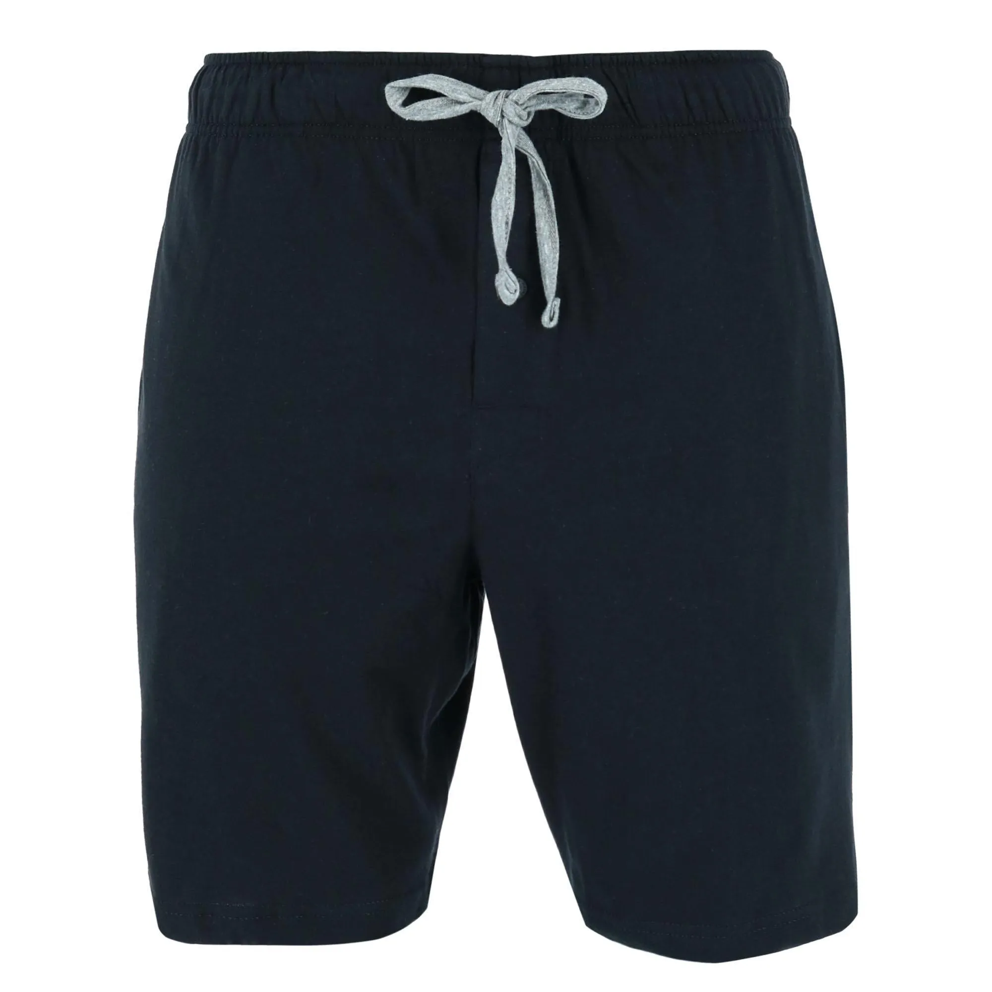 Men's Tag Free Knit Pajama Lounge Short with Side Pockets