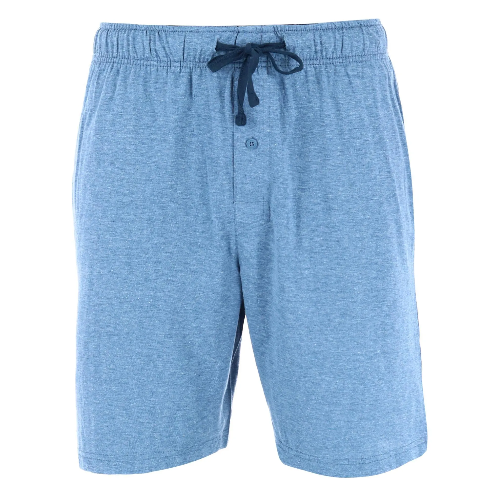 Men's Tag Free Knit Pajama Lounge Short with Side Pockets