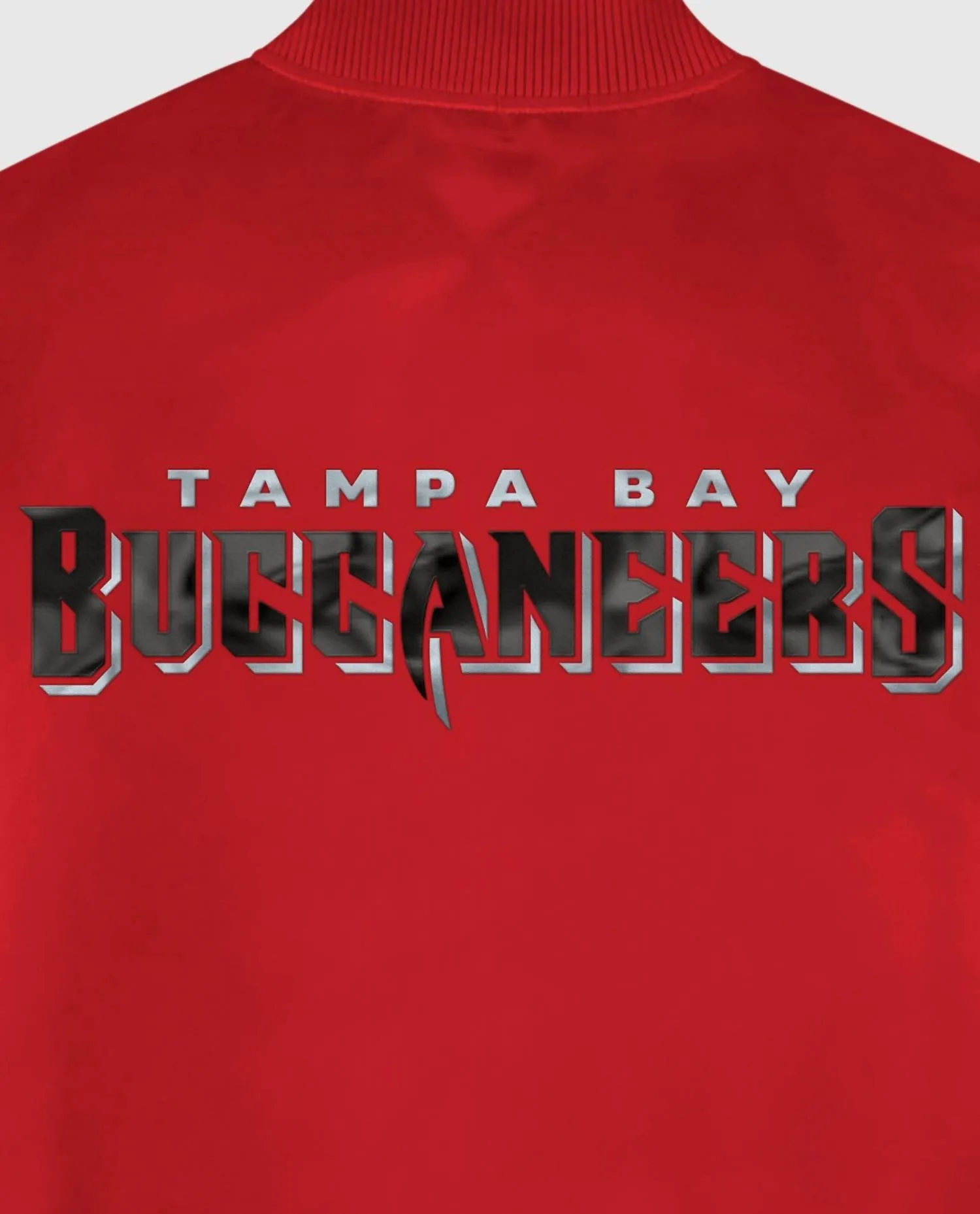 Men's Tampa Bay Buccaneers Satin Full-Snap Jacket In Red