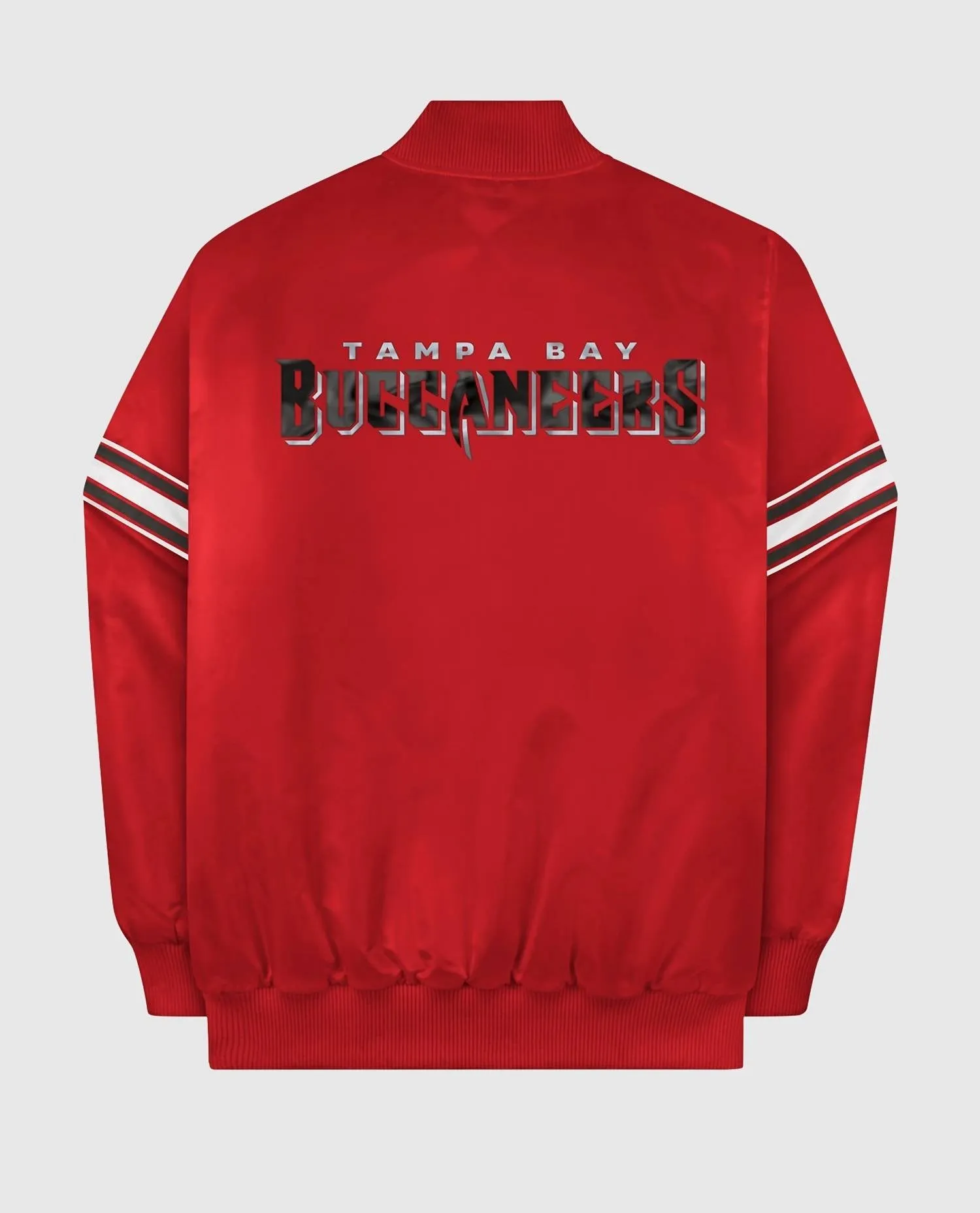 Men's Tampa Bay Buccaneers Satin Full-Snap Jacket In Red