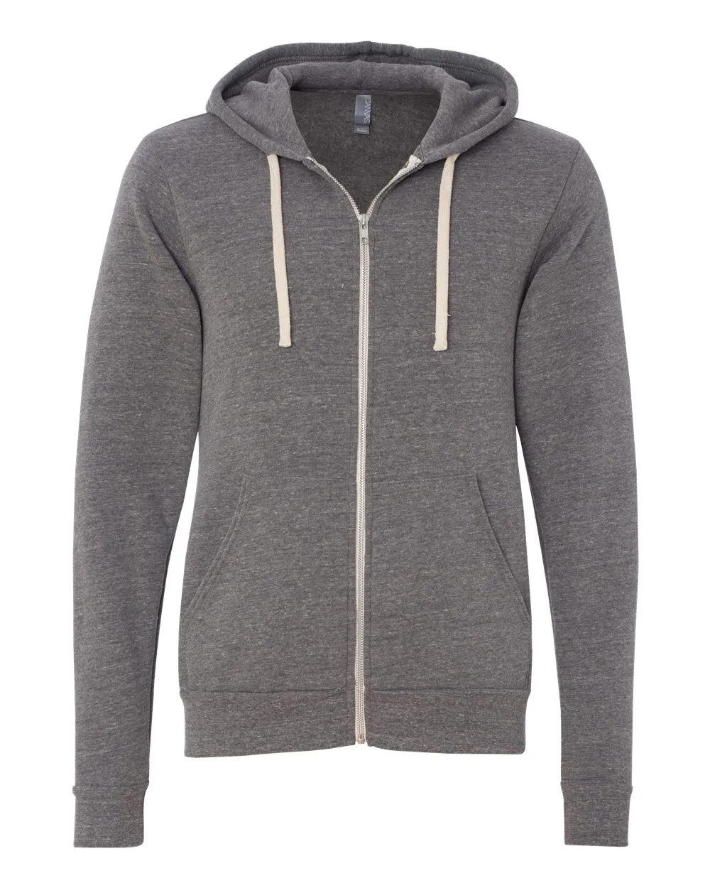 Men's Triblend Sponge Fleece Full-Zip Hoodie