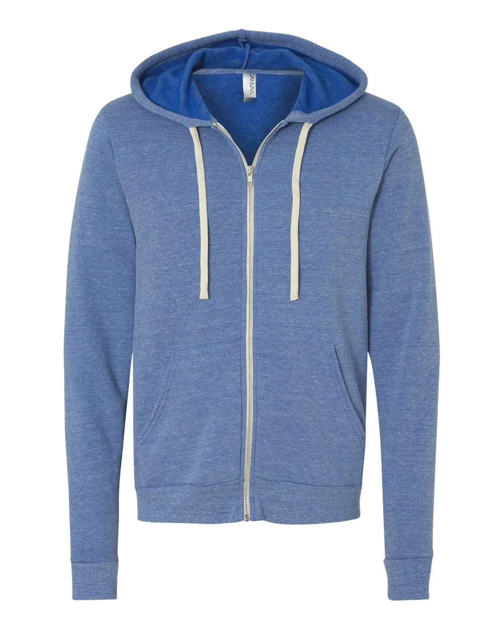 Men's Triblend Sponge Fleece Full-Zip Hoodie