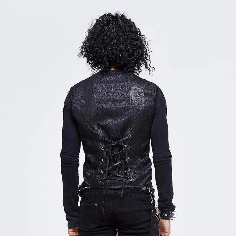 Men's Vintage Buckles Waistcoat