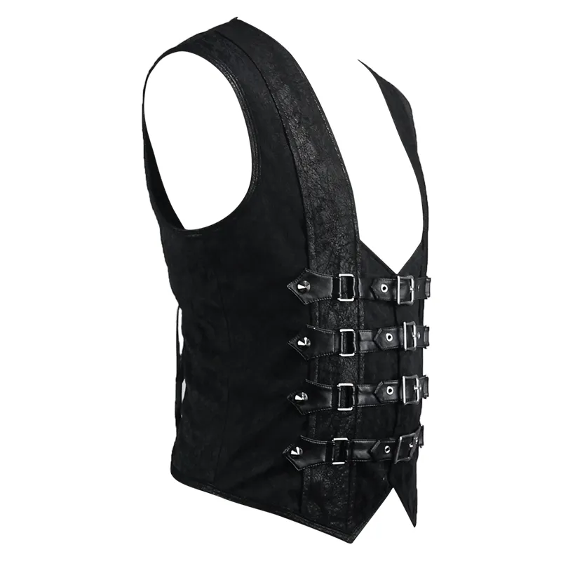 Men's Vintage Buckles Waistcoat