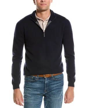 Mette Quarter Zip Cashmere Pullover
