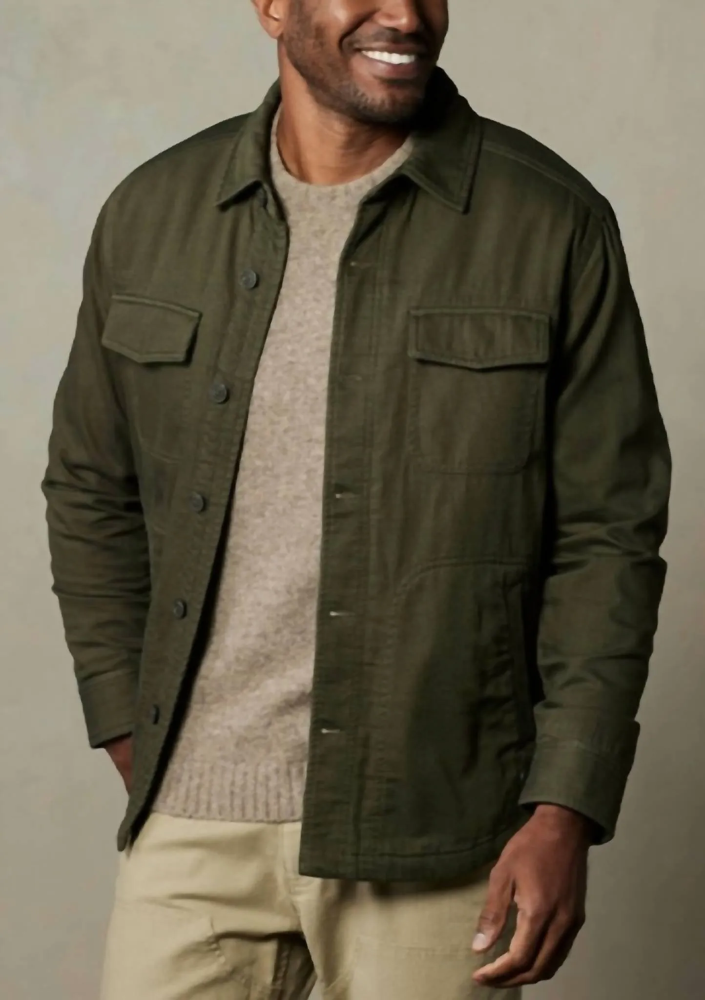 Military Cpo Jacket In Alpine