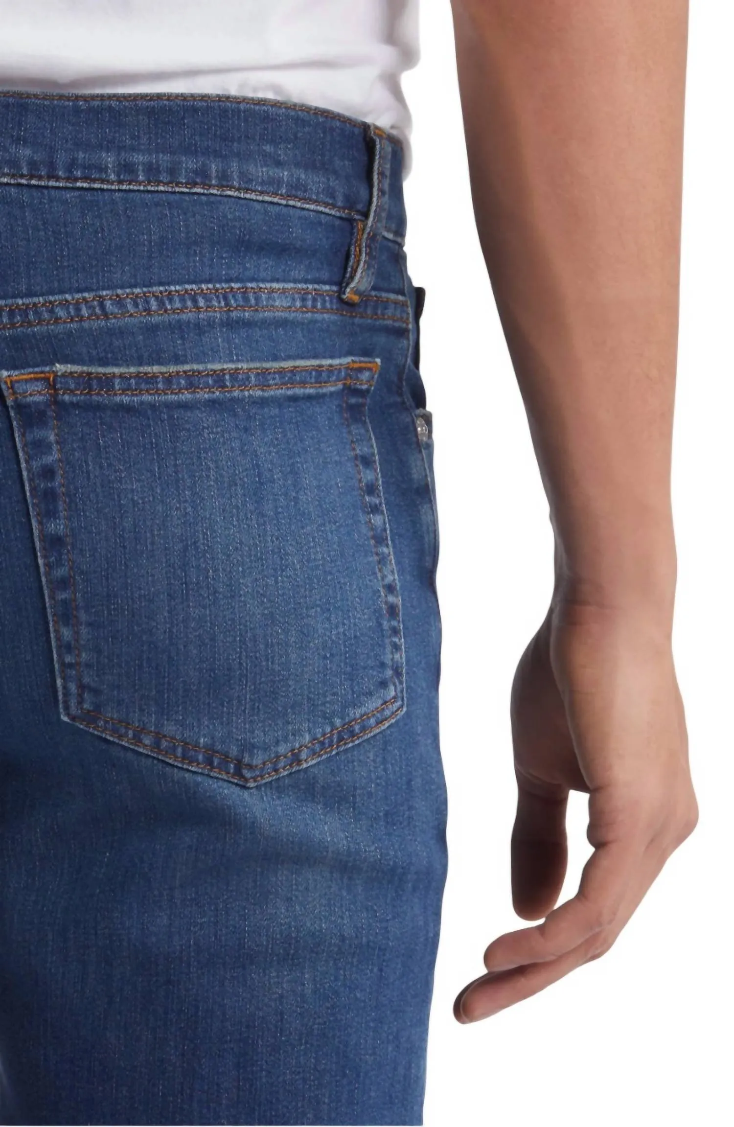 Modern Straight Leg Jeans In Marques