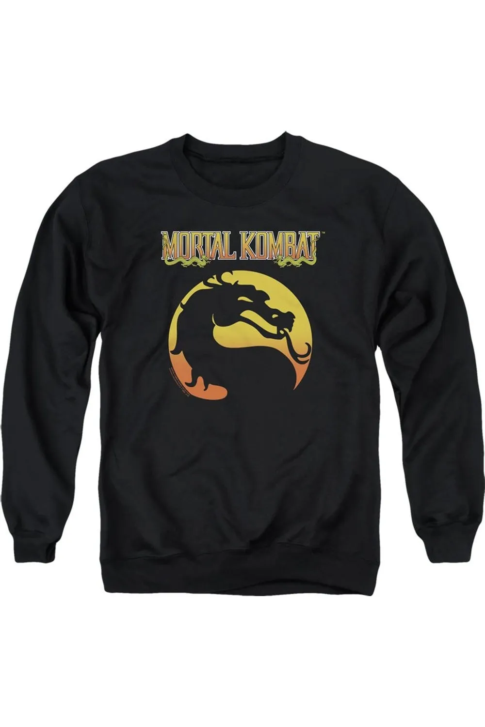 Mortal Kombat Klassic Logo Adult Crewneck Sweatshirt